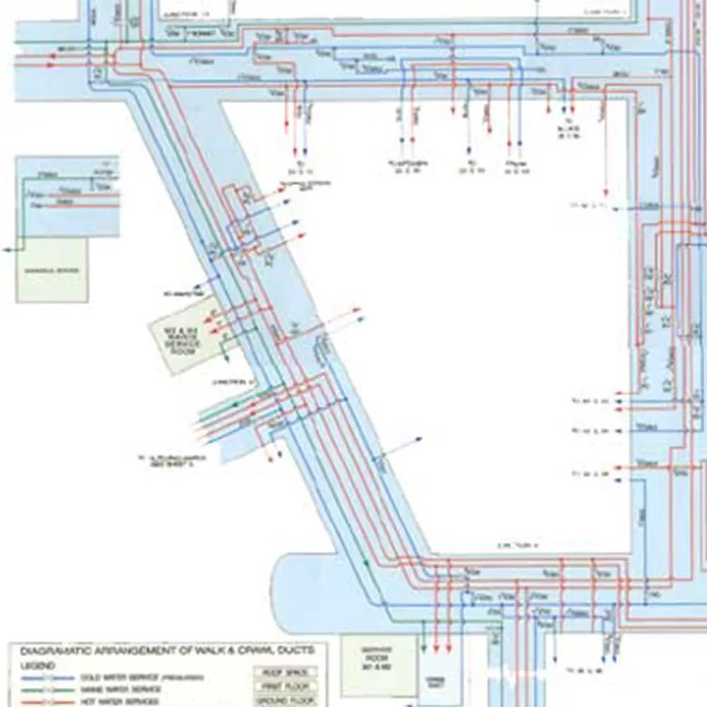 water system technical drawing