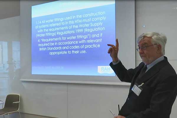 RAH Consultancy Lecturing on Water Regs in Scandinavia!